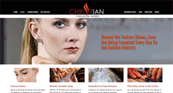 Desktop Screenshot of christianfashionweek.com